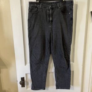 American Eagle Black Mom Jean